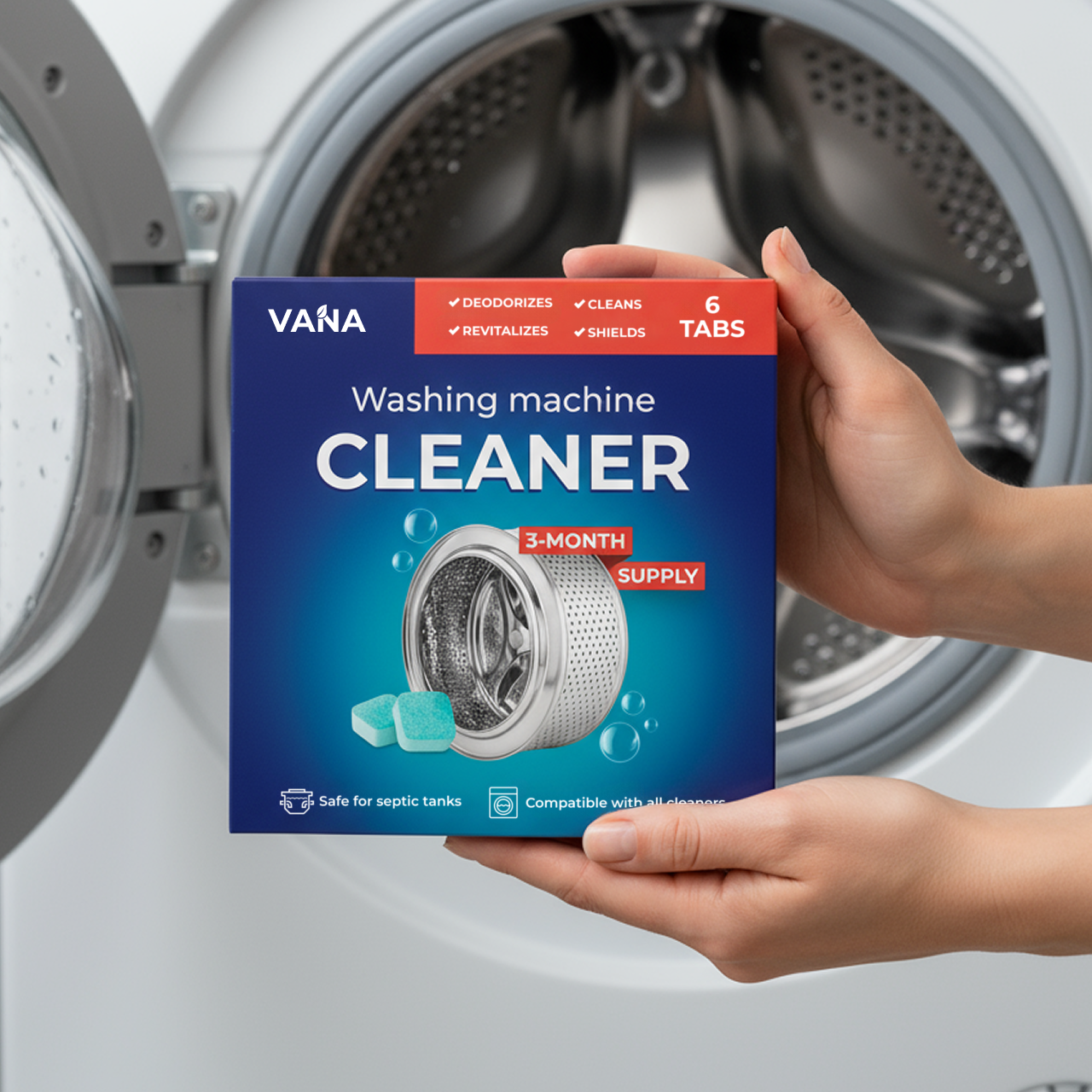 Deep Clean, Fresh Machine | VANA Washing Machine Cleaner Pro
