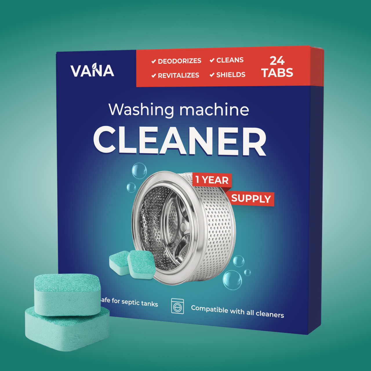 Deep Clean, Fresh Machine | VANA Washing Machine Cleaner Pro