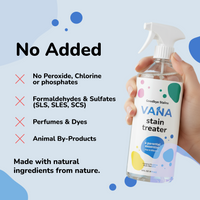 Messy Eater Stain Treater. Tough on Stains. Gentle on Everything Else.